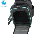 Expandable Travel Pet Carrier Tote Shoulder Bag with Luggage Strap Dog Cat Holder